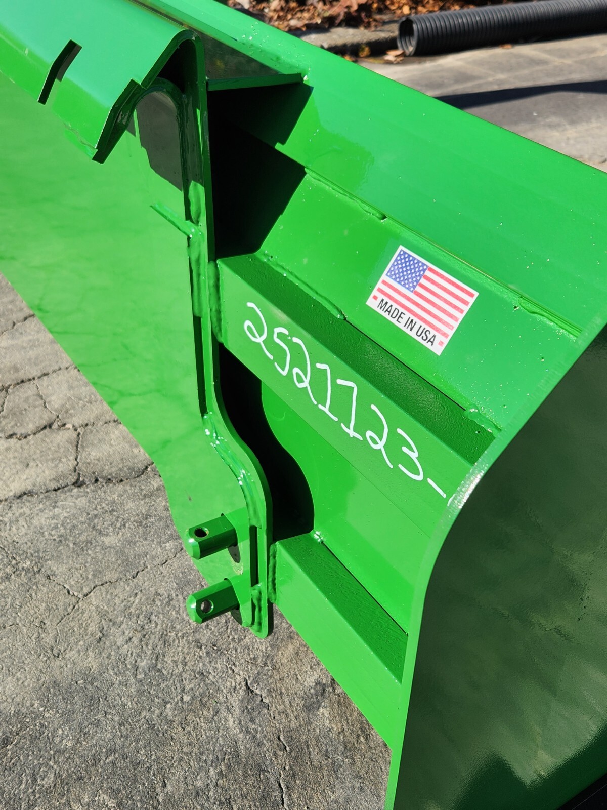 6' x 36" JDQA Snow Pusher Box Plow HD back drag John Deere Quick Attach Tractor