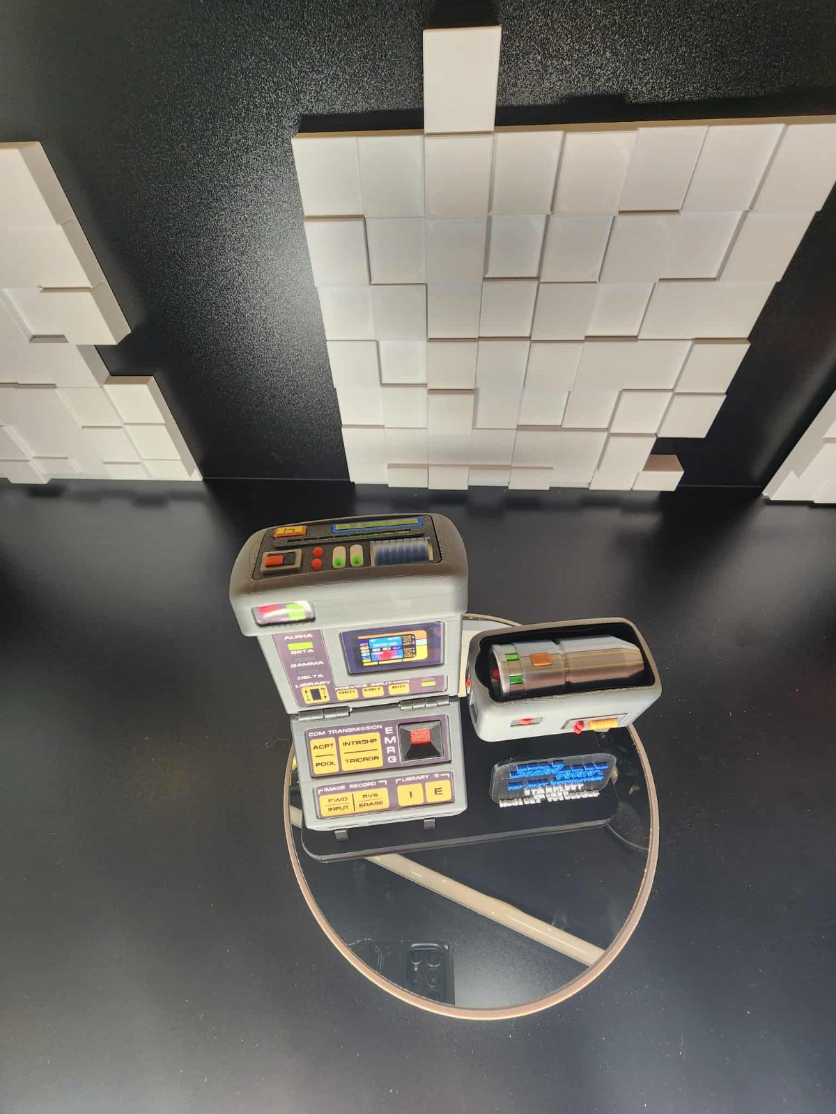 Star Trek - TNG - TR-580 Medical Tricorder - With Stand - Updated 9-23-25