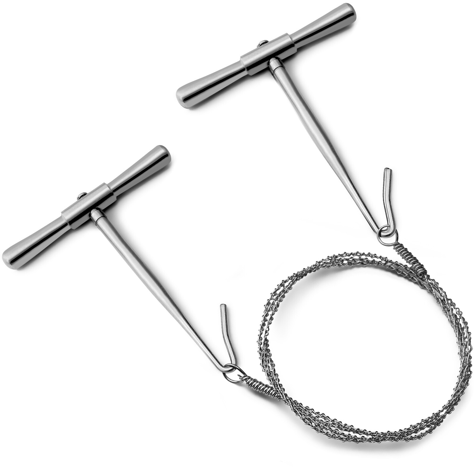 GIGLI Saw Set (2 Handles & 1 Wire) Surgical Neurology Orthopedic Instruments