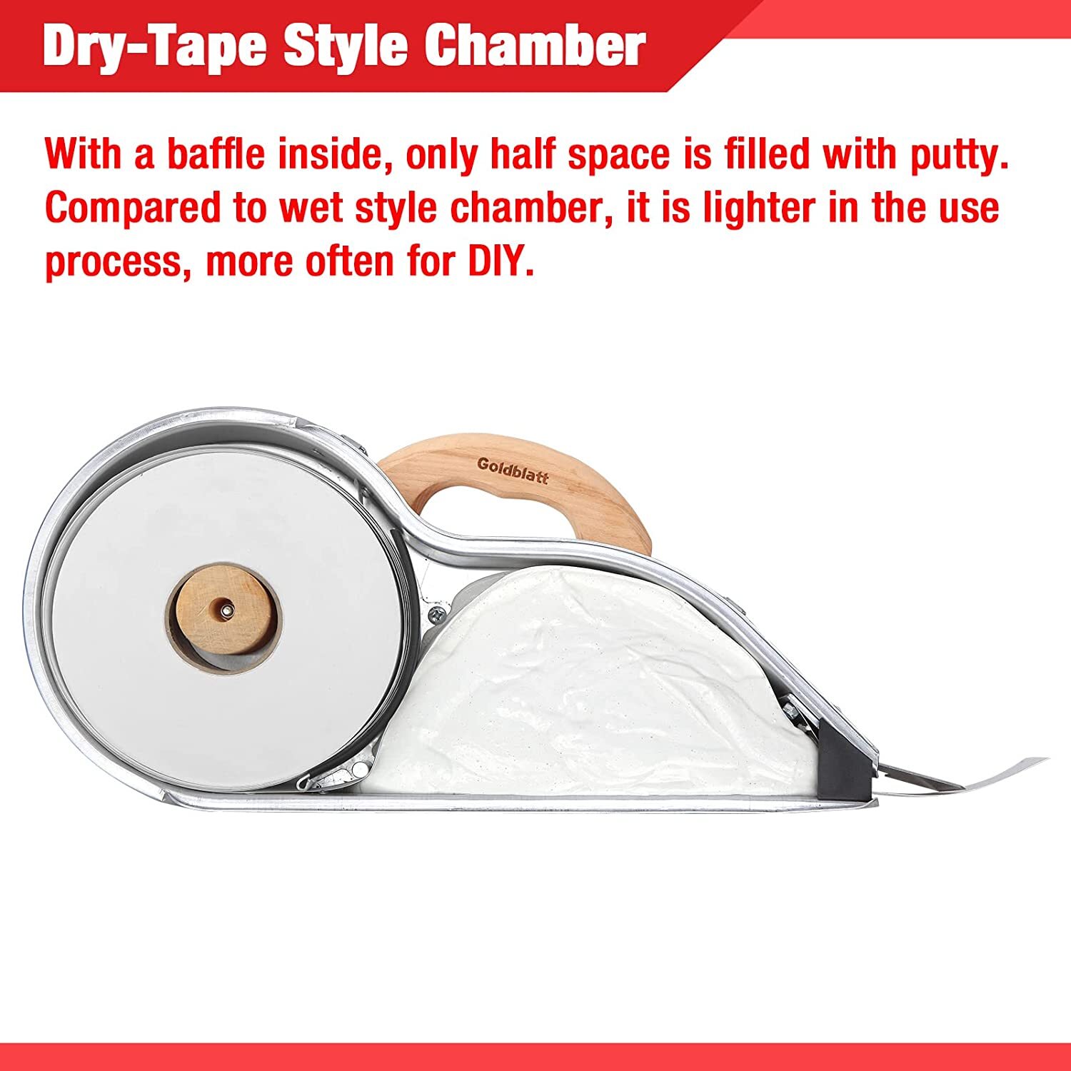 Goldblatt Banjo-Dry Tape Set Drywall Taping Tools w/10" Blue Steel Taping Knife