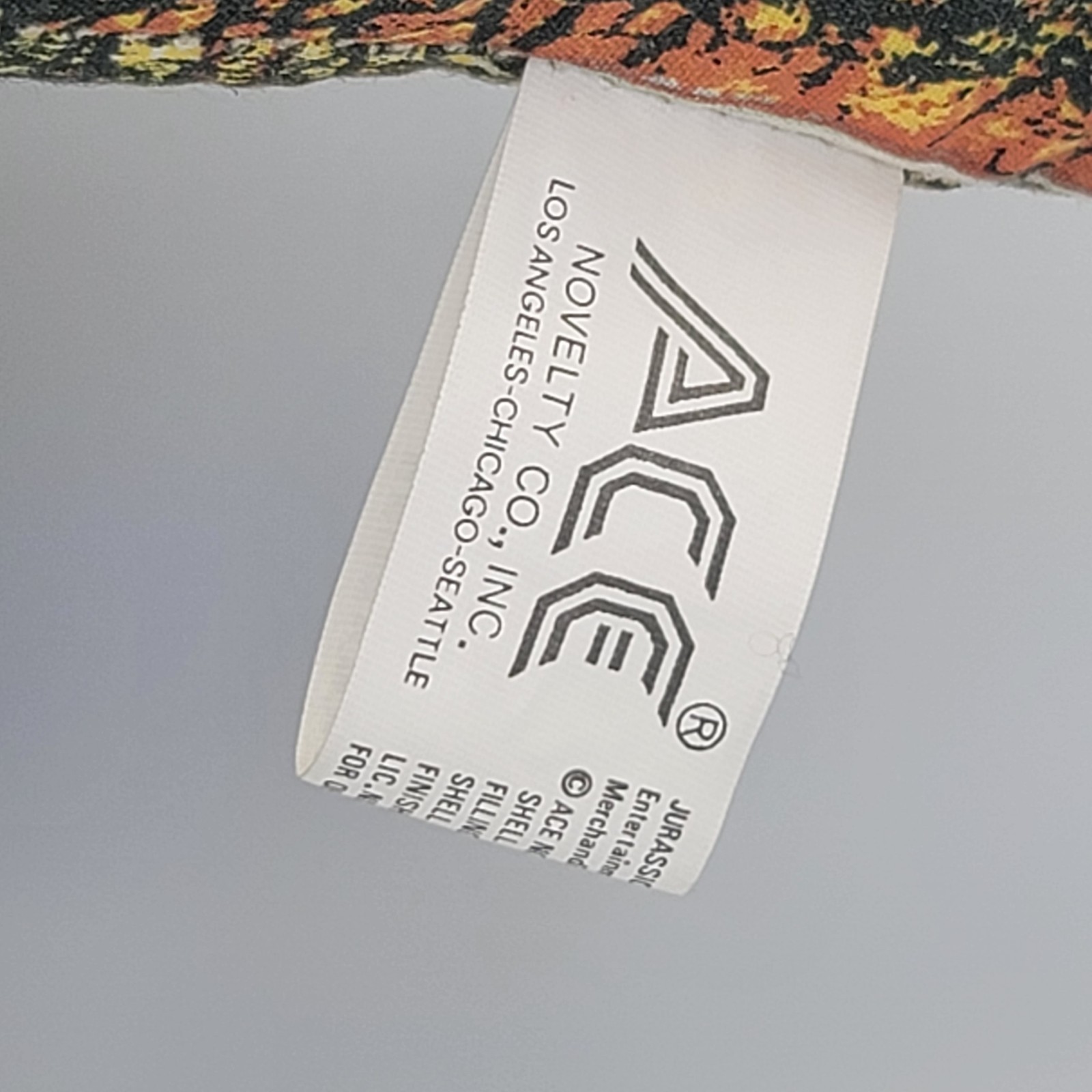 Vintage 1992 Jurassic Park Brachiosaurus 15” Plush Toy by Ace Novelty JP Tag