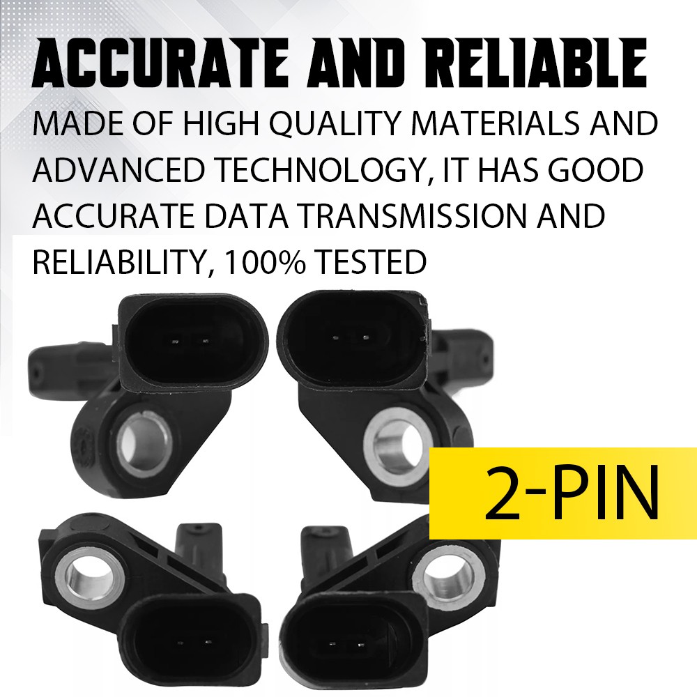 4pcs ABS Speed Wheel Sensor Set Fit Audi Porsche Volkswagen Tiguan Passat EOS CC