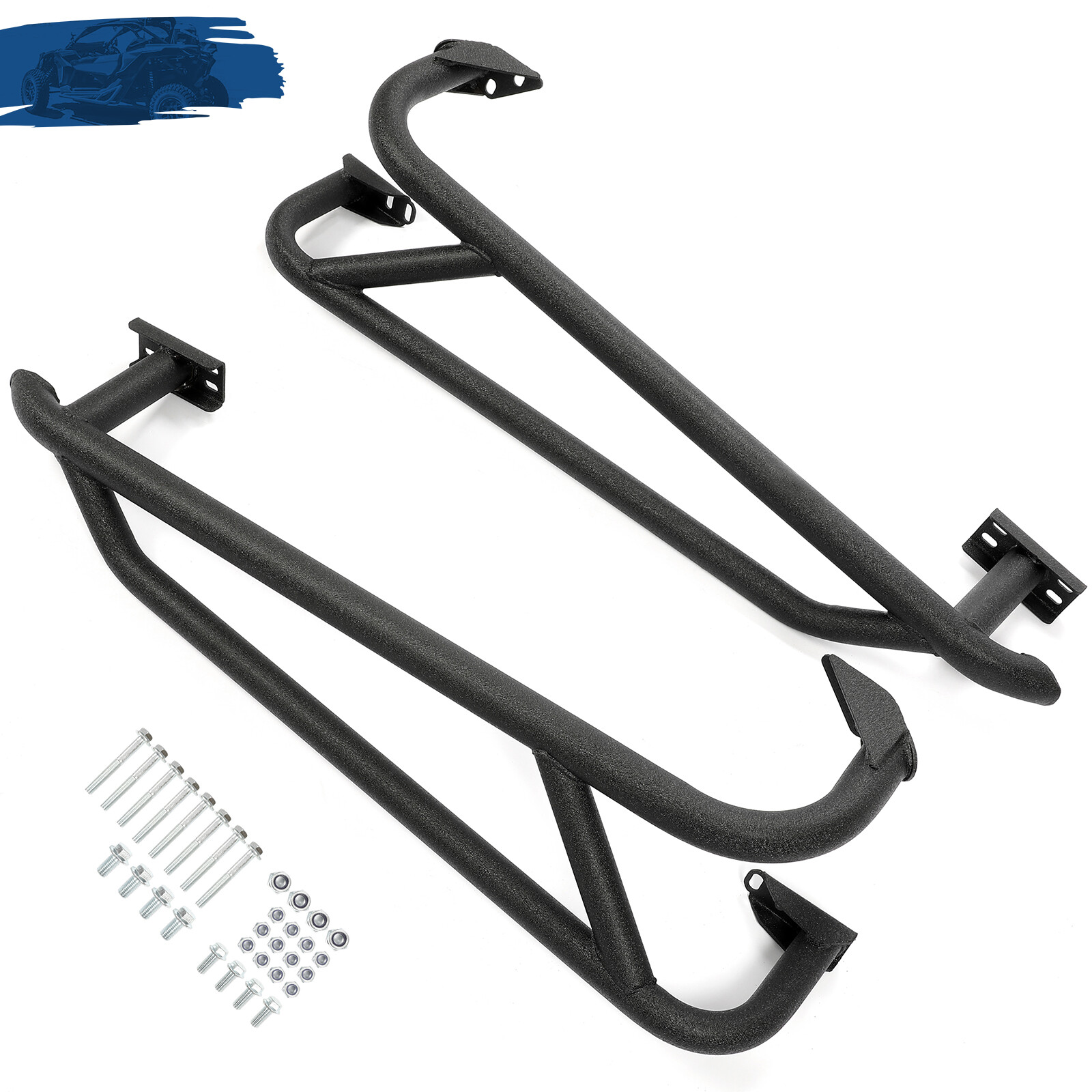 Heavy Duty Nerf Bars Rock Sliders Steel For 2019-2024 Honda Talon 1000X / 1000R