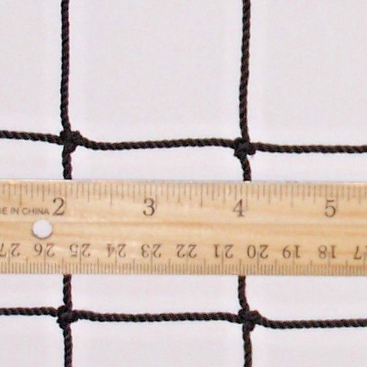 15' x 8'  BLACK SQUARE NYLON HEAVY DUTY BASEBALL  HORSE HAY NETTING  2"  #42