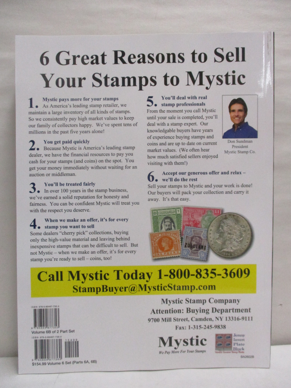 2025 Scott Standard Postage Stamp Catalog Volume 6 A/B Worldwide Countries San-Z