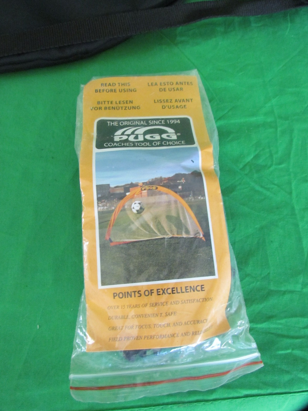 PUGG One V One Mini Soccer Training Goal 2.5' Footer Portable Pop-Up Practice