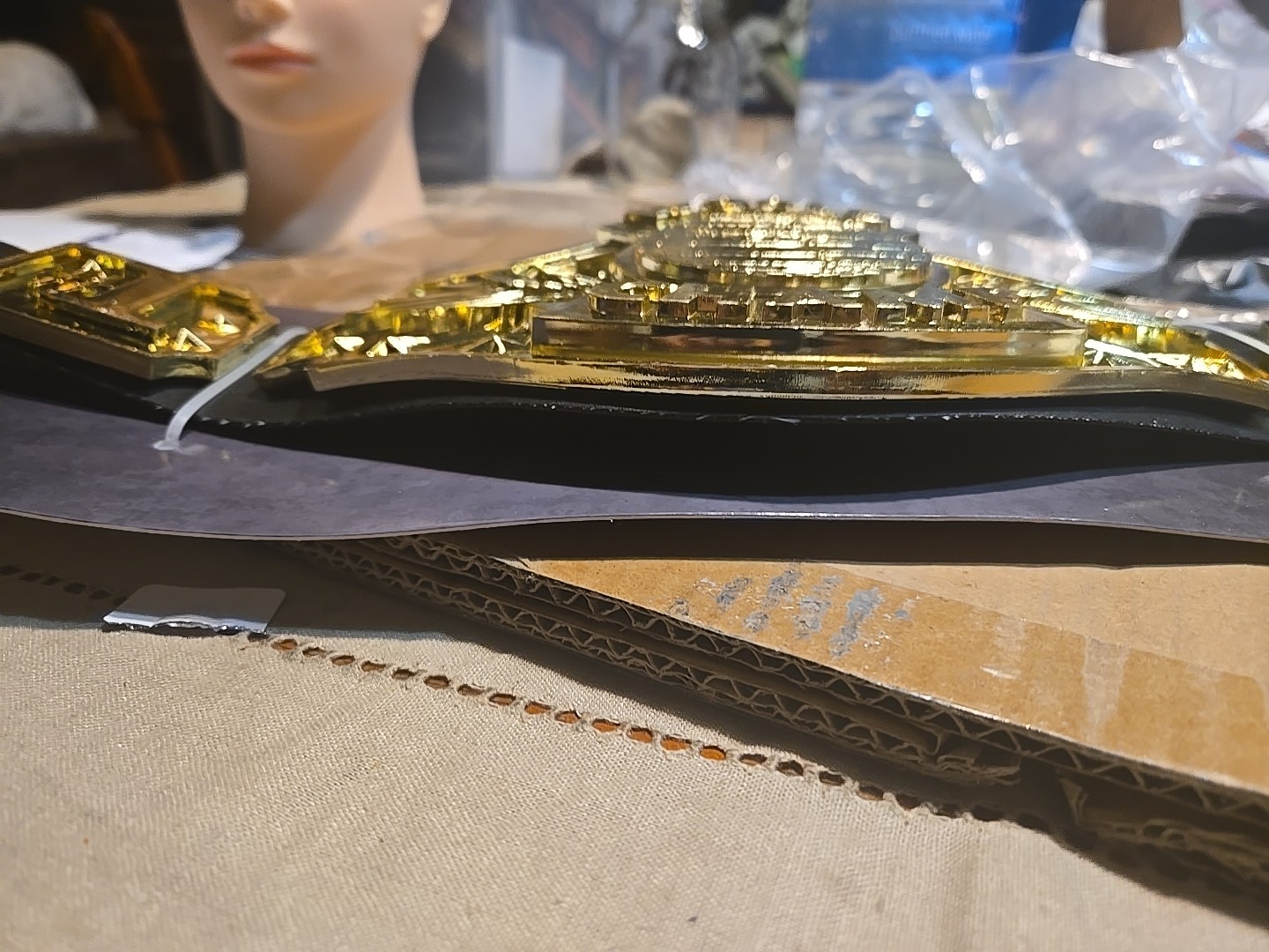 Championship Title Belt Boxing Wrestling UFC Adult Costume WWE AEW Halloween New