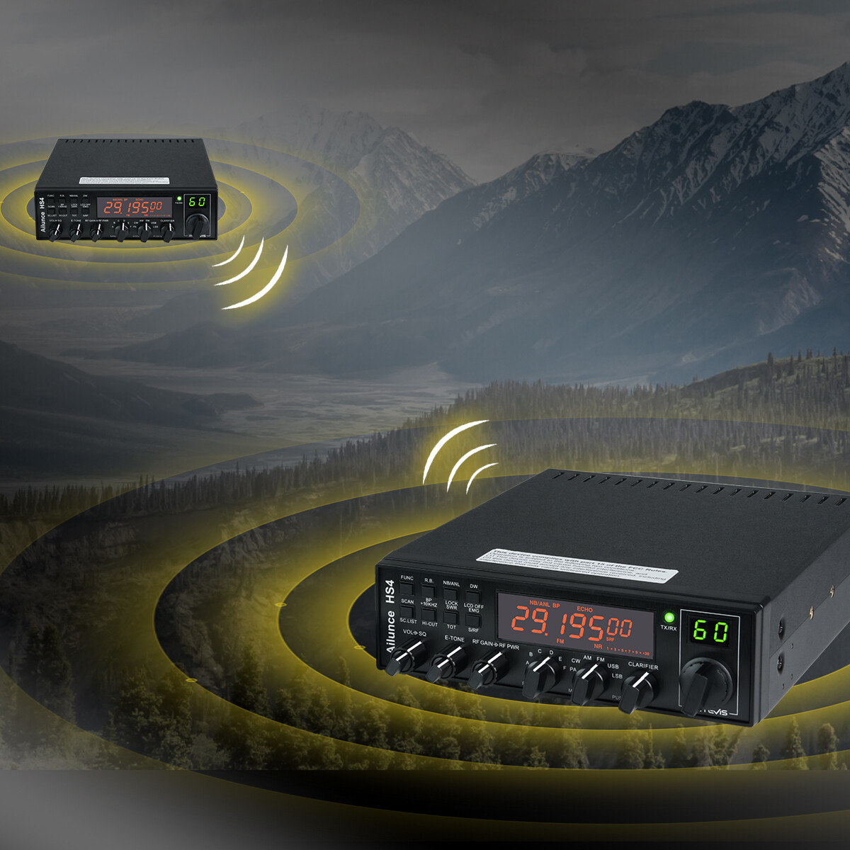 Retevis Ailunce HS4 10 Meter Ham Radio 28.00MHz-29.70MHz PA、CW、AM、FM、USB、LSB