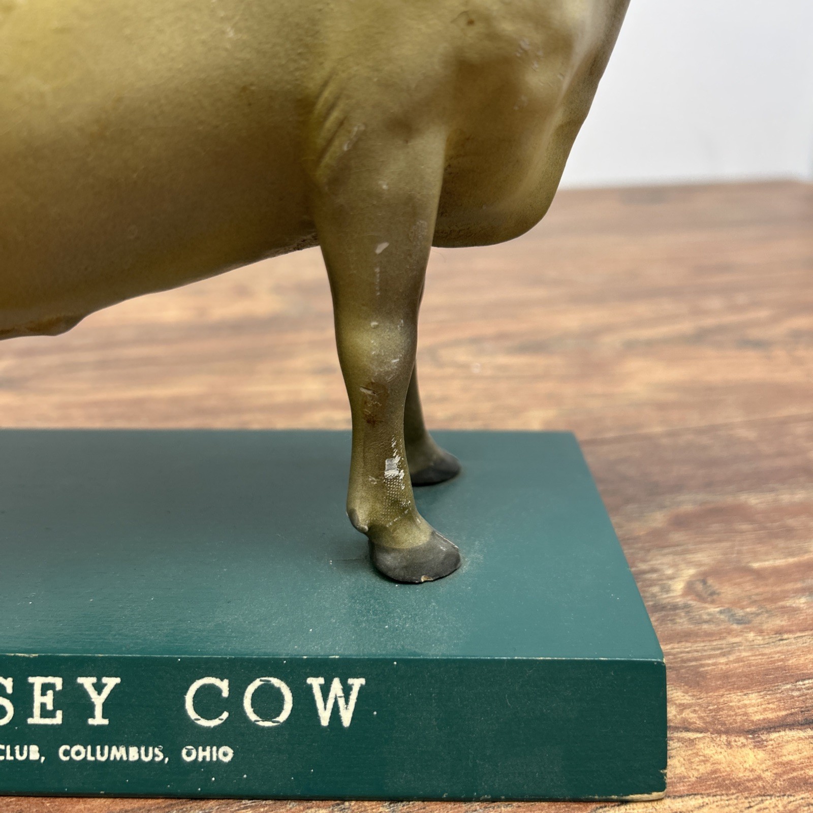 IDEAL True Type Jersey Cow STORE DISPLAY American Cattle Club New York Figurine