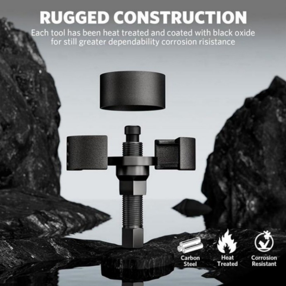 SZ7303B Power Steering Pump Pulley Puller Remover Install Tool Kit for GM Ford