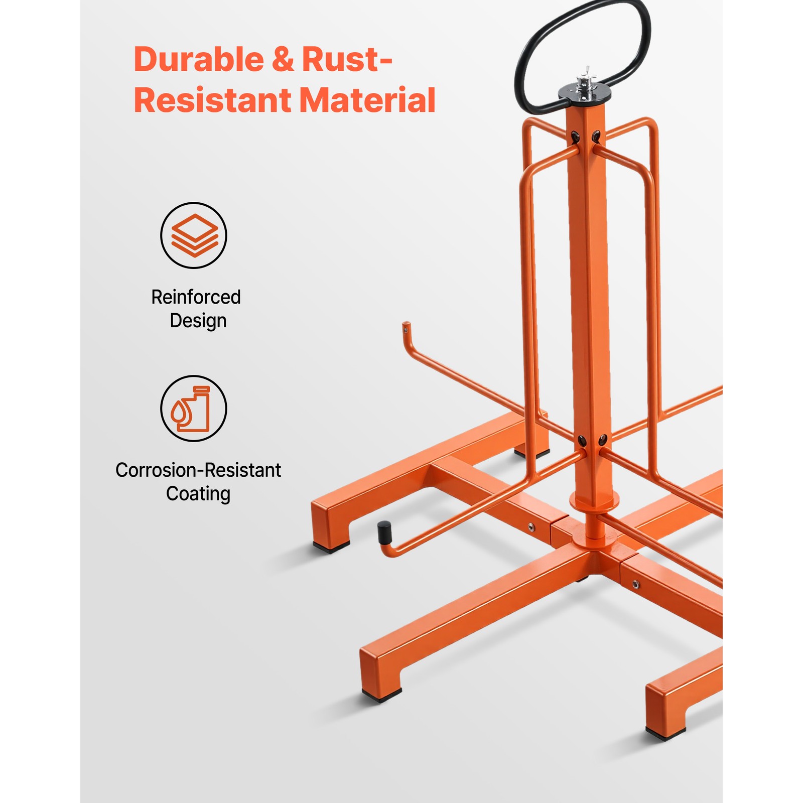 Cable Dispenser Floor or Stud Mounted Portable for Electrical Industrial Retail