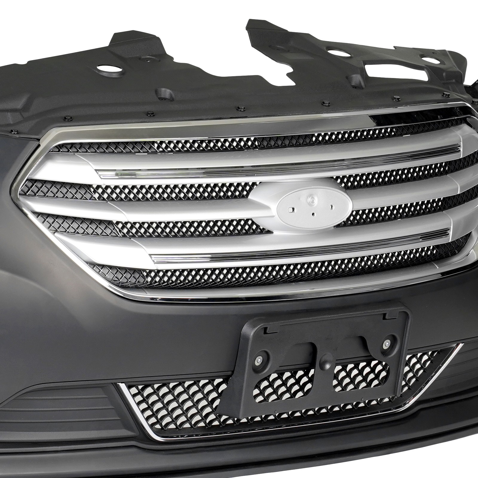Front Bumper Cover Grille Assembly For 2013-2019 Ford Taurus SE | SEL | Limited
