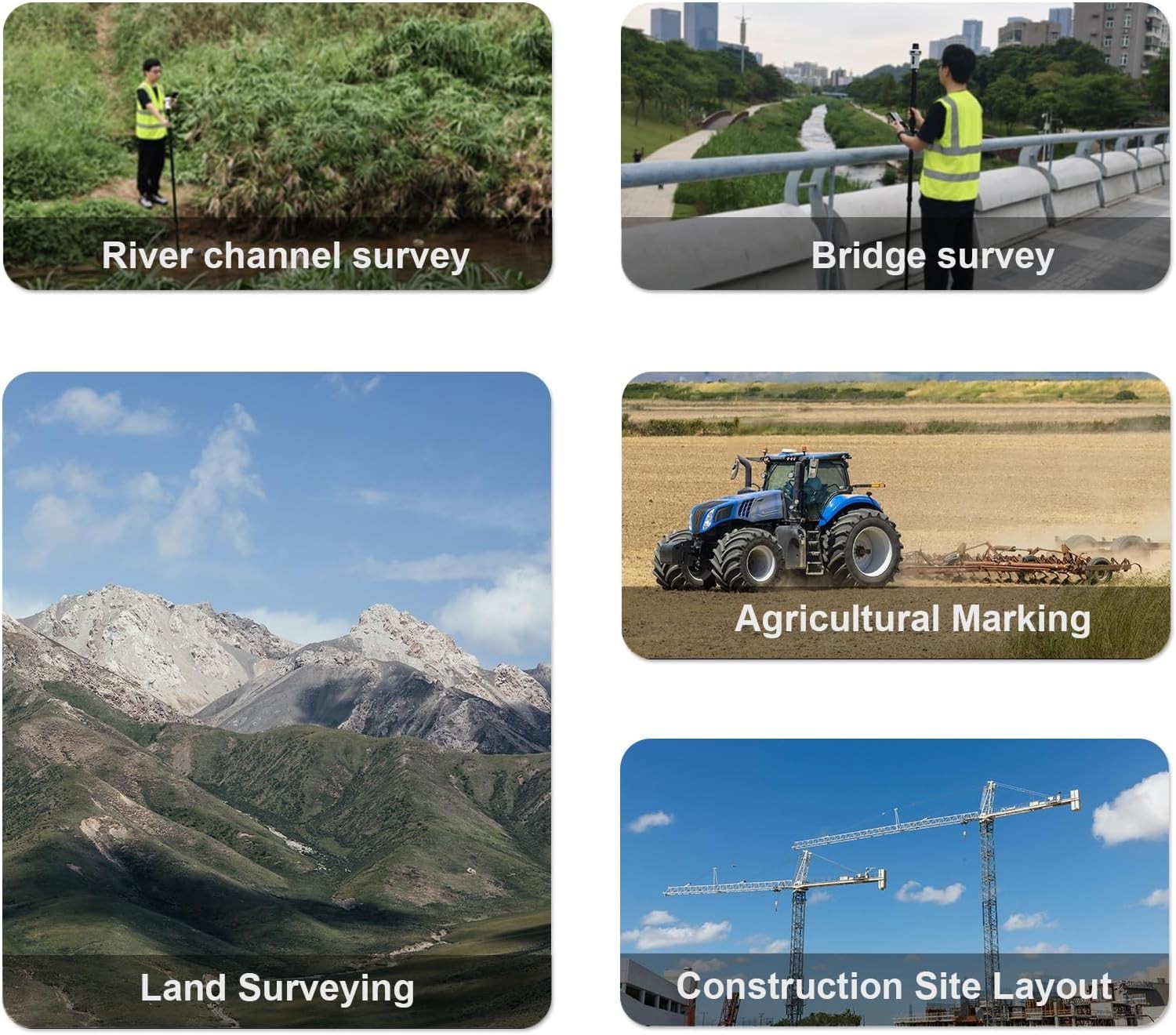 SMA25R Net GNSS RTK Survey System Receiver with Collector By CORS for Construct