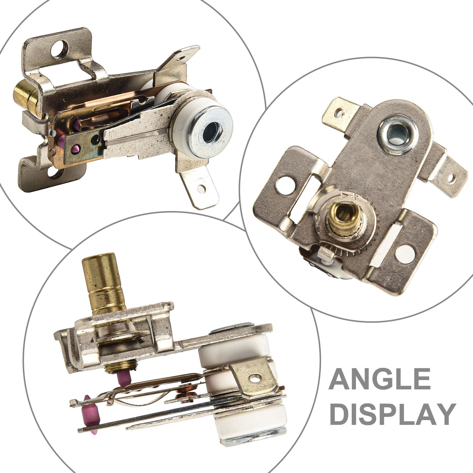 1pc Adjustable Temperature Heating Bimetal Thermostat KST-168 New