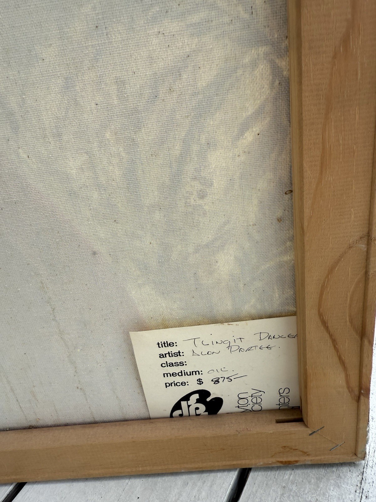 Northwest Coast Large Original Paintings On Canvas both Signed