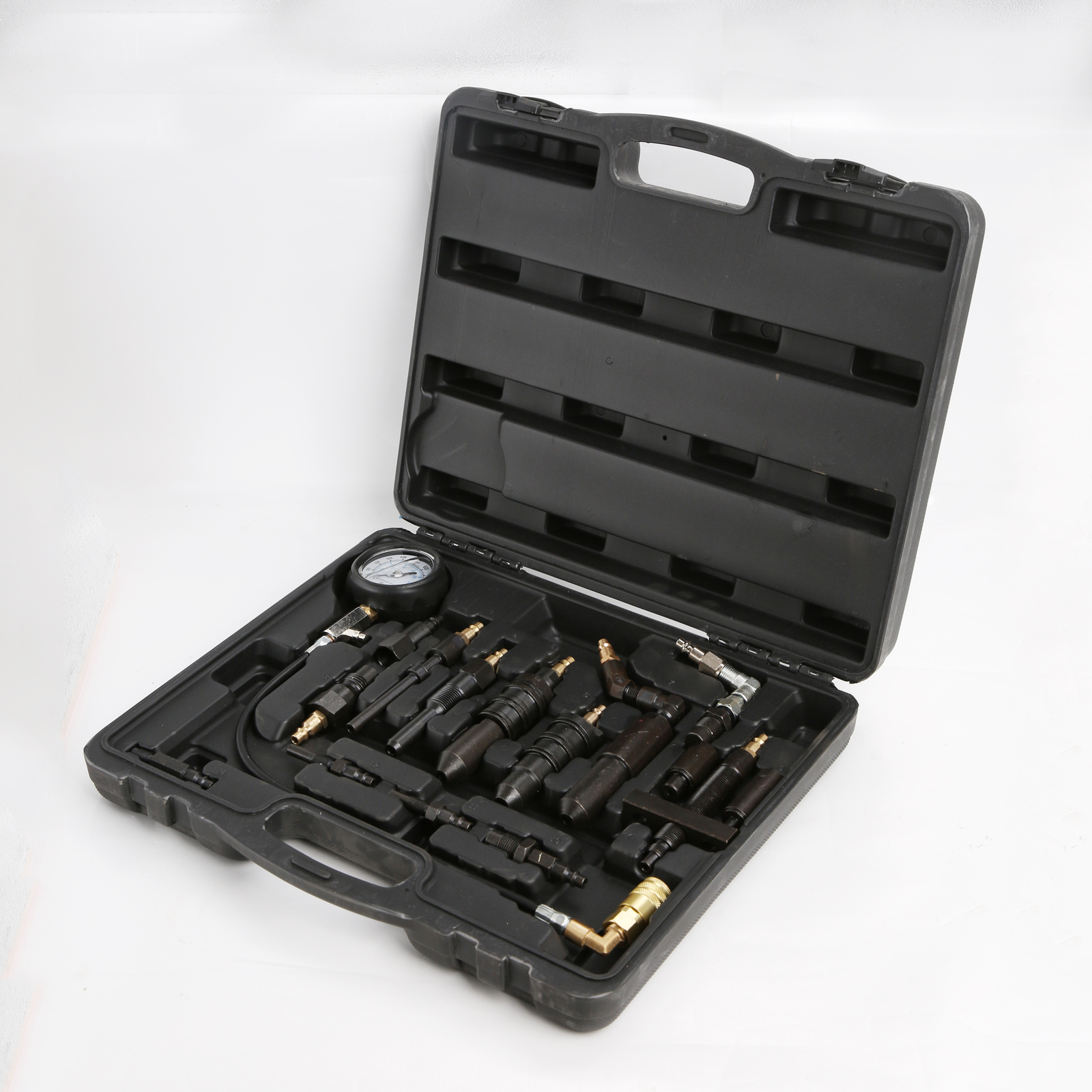 Diesel Engine Compression Pressure Tester Tool For FORD CUMMINS DETROIT 1000 Psi