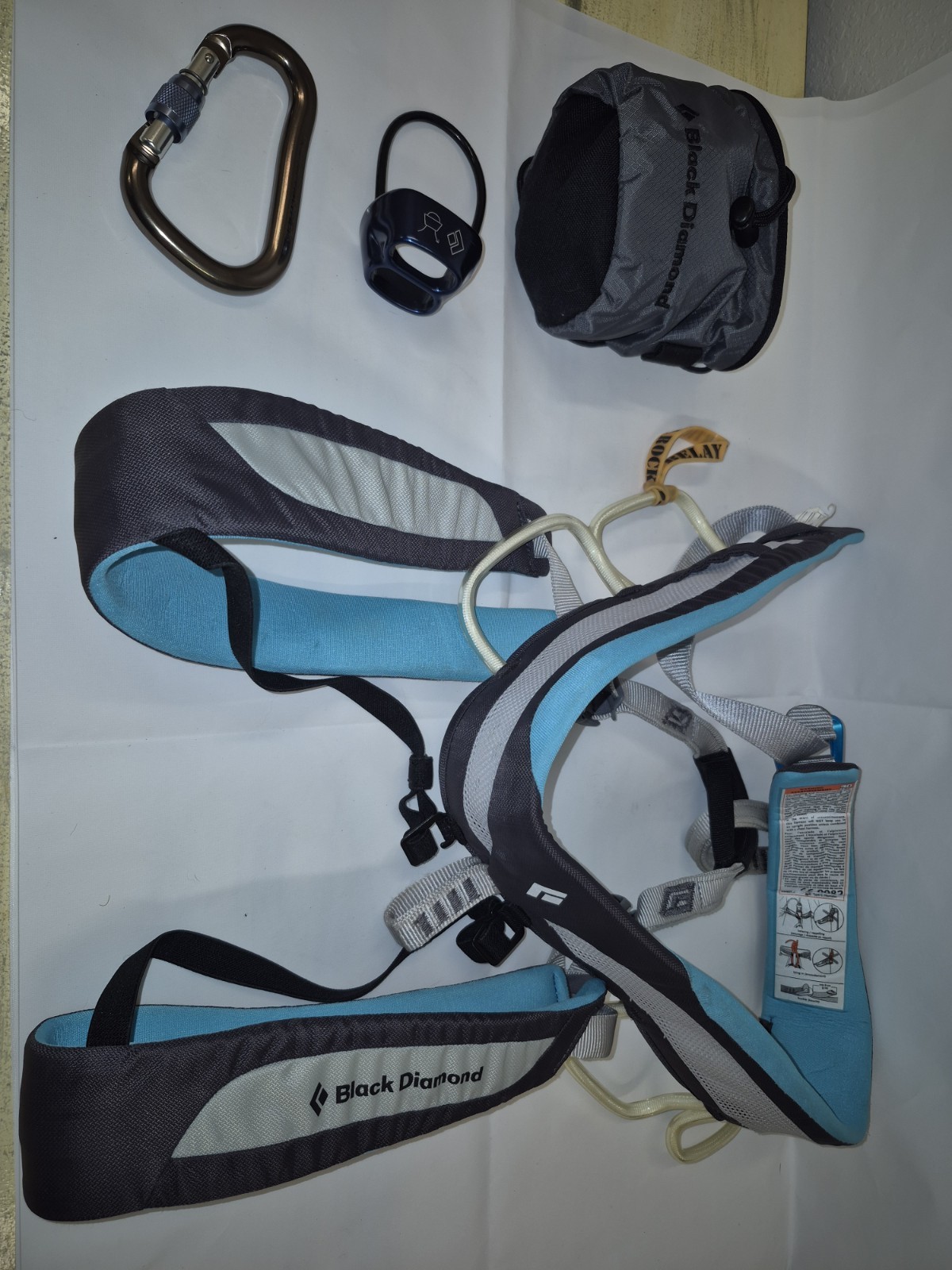 Black Diamond Primrose SA Climbing Harness-Large-w/Extras