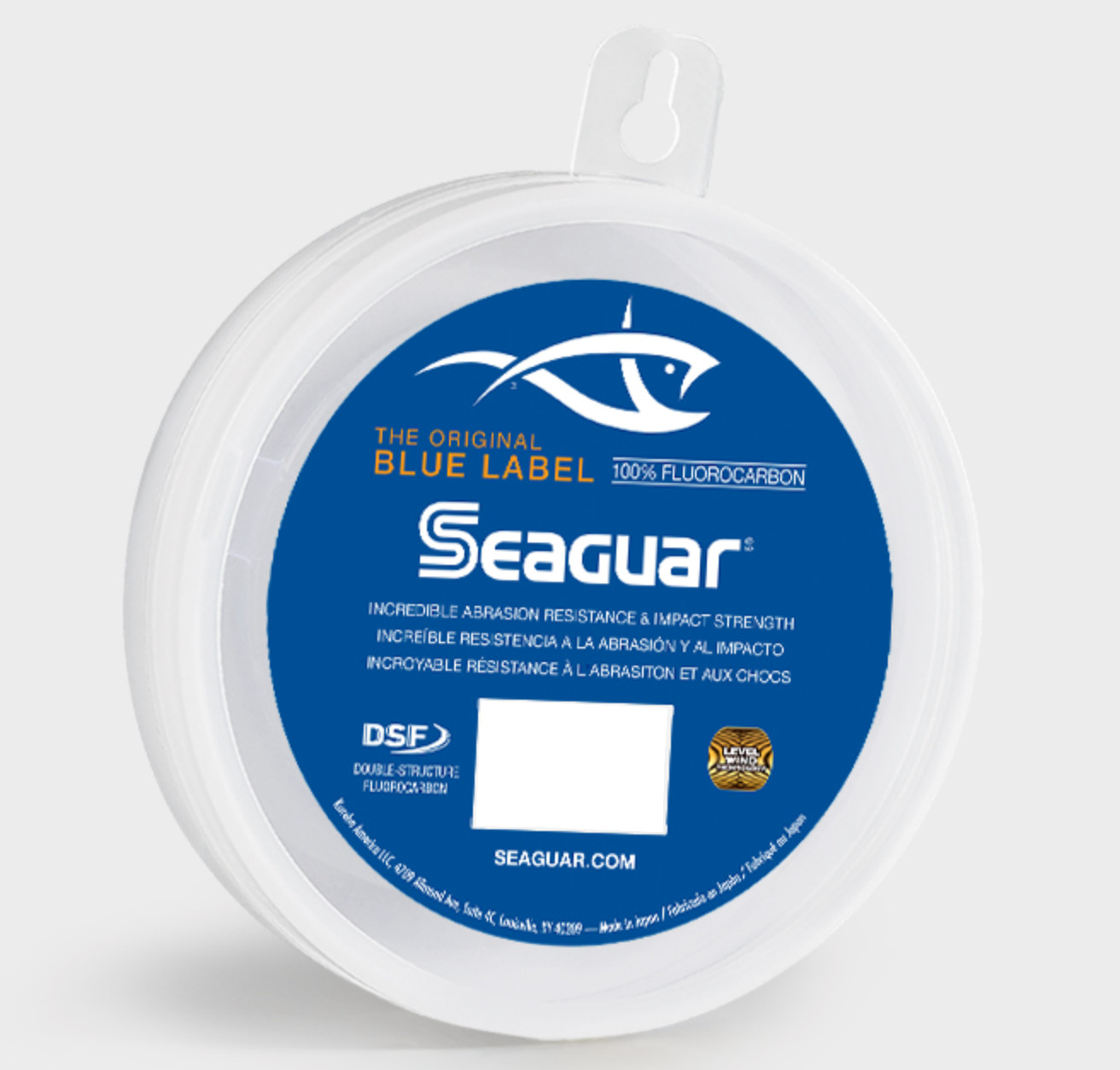 Seaguar Blue Label Fluorocarbon Leader Fishing Line 25 Yards Select Lb. Test
