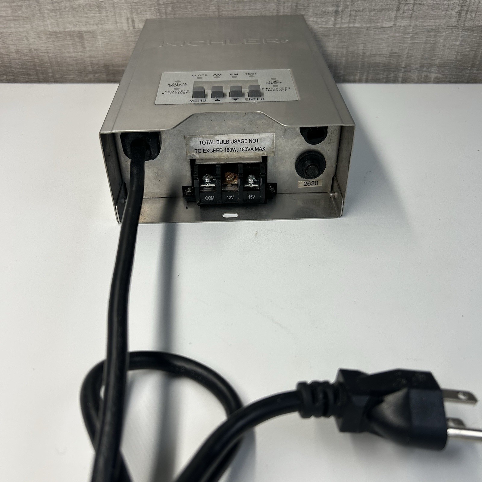 Kichler 12217 Programmable 200W 12V/15V Multi-Tap Landscape Lighting Transformer