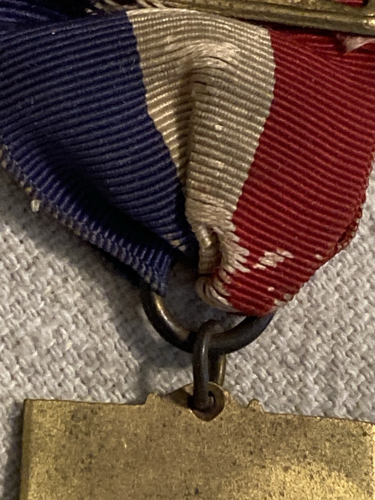 WWI US AEF ITALY 332ND INFANTRY 1926 Annual Reunion Medal Columbus Ohio Veteran