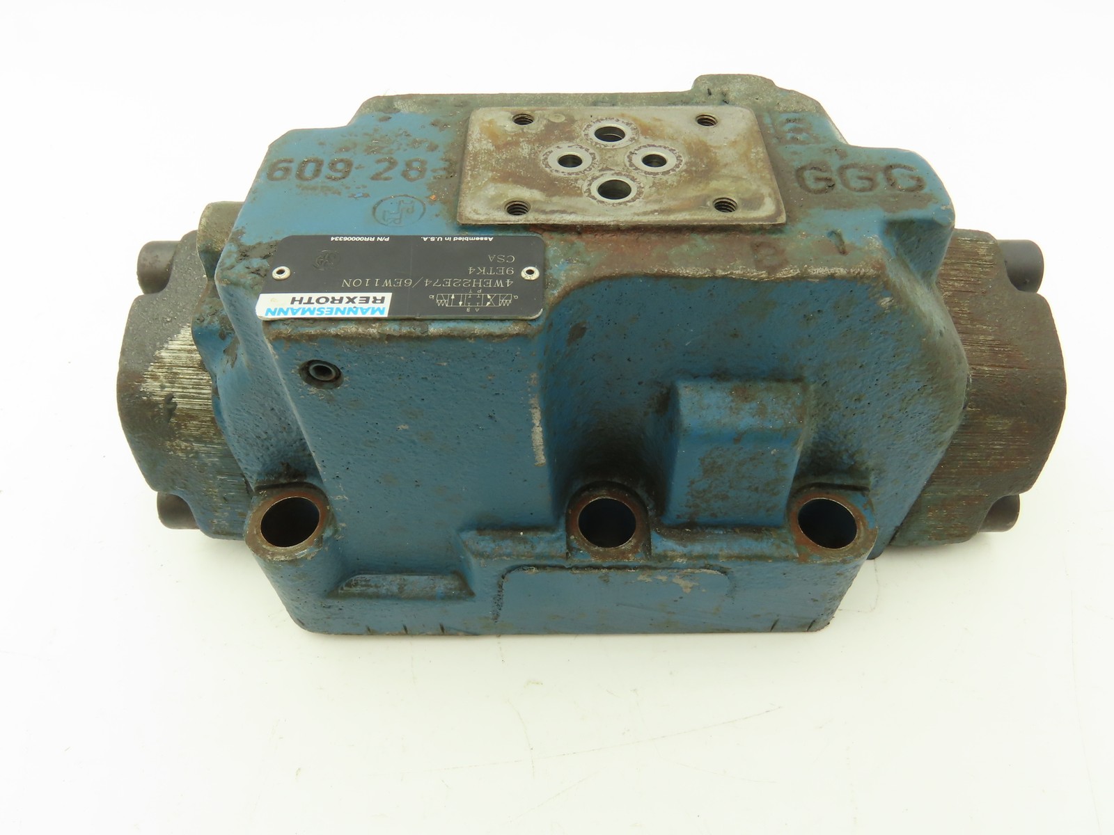 Rexroth 4WEH22E74/6EW110N-9ETK4 Hydraulic Directional Control Solenoid Valve
