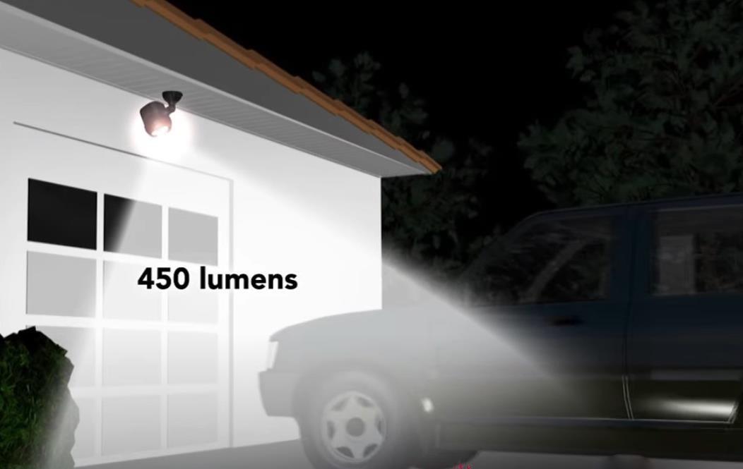 New Mr. Beams NetBright Motion Activated Spotlights 2-PK MBN391, White