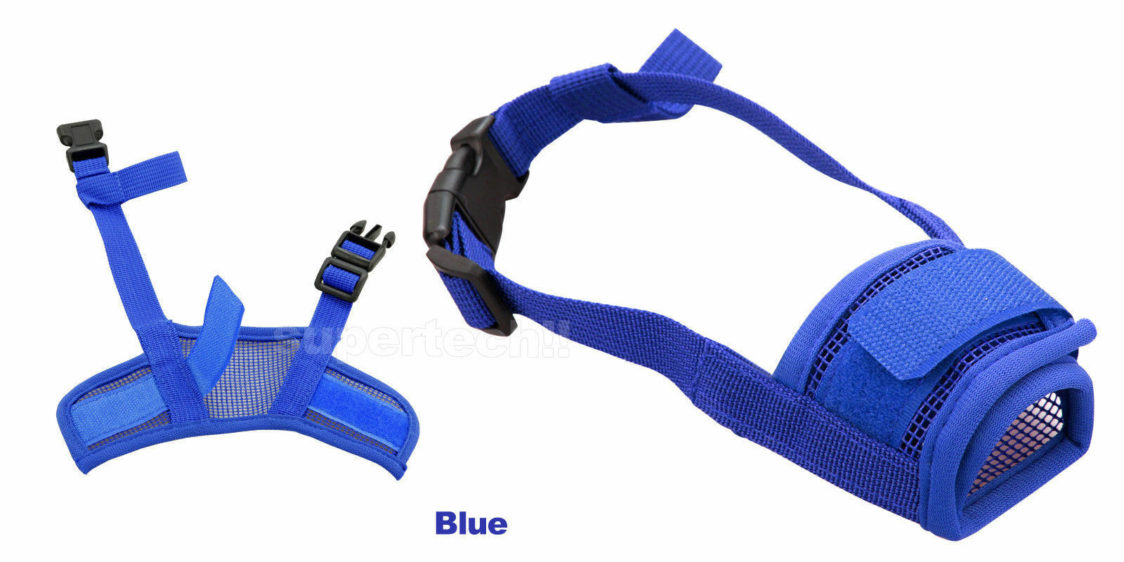 Pet Dog Mask Small & Large Mouth Muzzle Grooming Stop Bark Bite Chew Adjustable