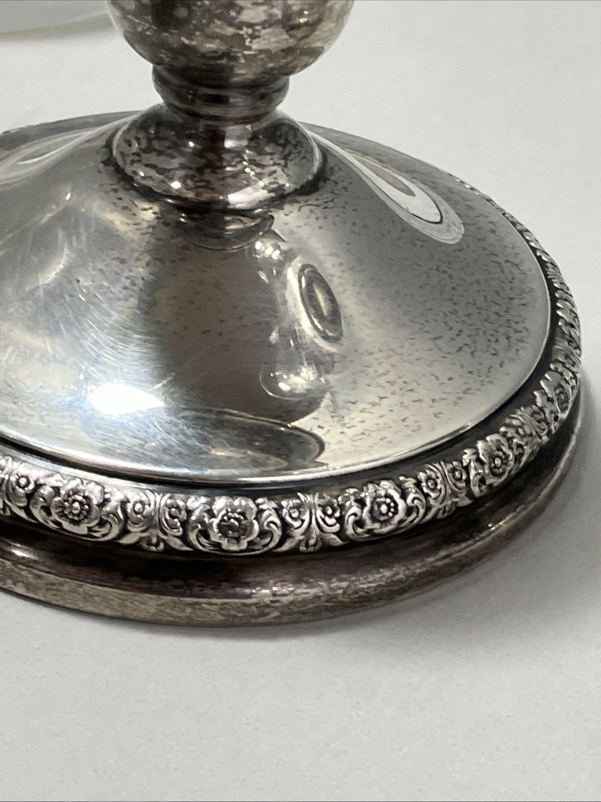 International Silver Prelude-Plain “Sterling Hollowware” Weighted Hurricane Lot