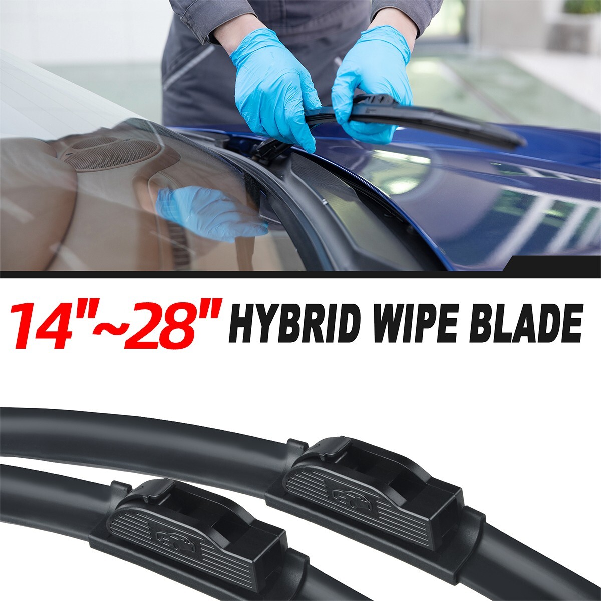Kisor 26"+17" Windshield Wiper Blades Fit For Nissan Rogue 2014-2020 2023,2PC