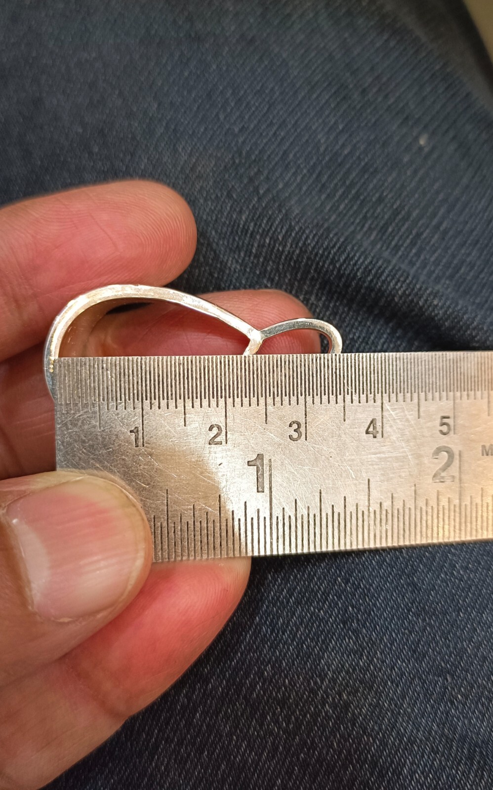 New XXX Huge Thick Solid Open Loop Bail 925 Sterling Silver Findings Repair 35mm