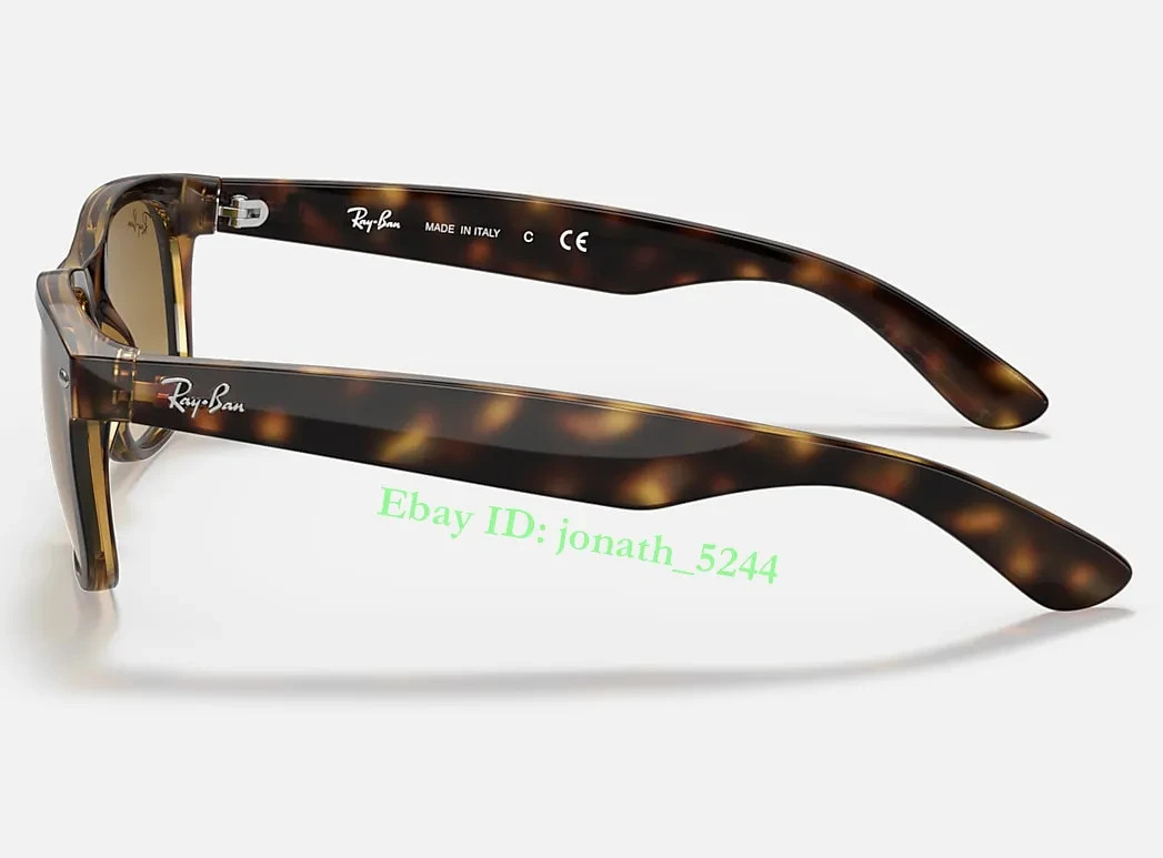 Ray-BanRB2132 NewWayfarer Sunglasses 55mm Havana Frame Light Brown Gradient Lens