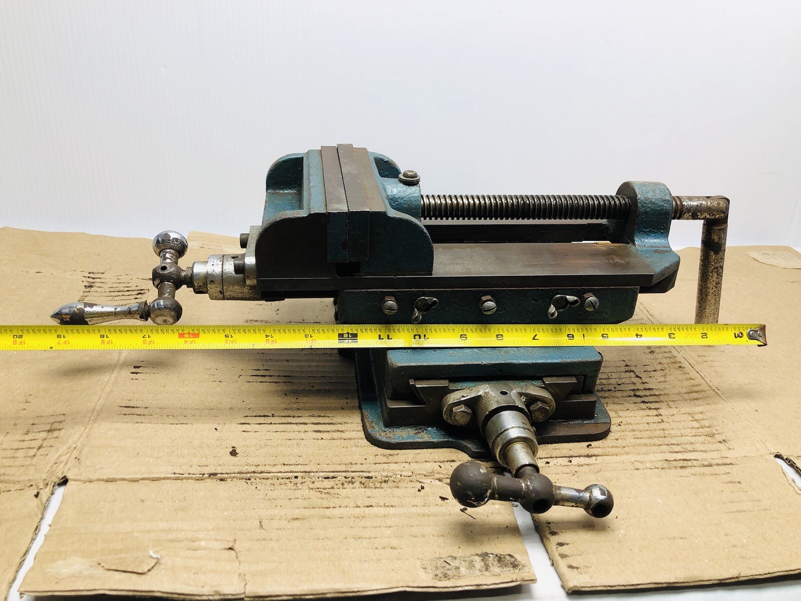 2 Way 6.5'' Drill Press X-Y Compound Vise Cross Over Slide Mill Milling Table