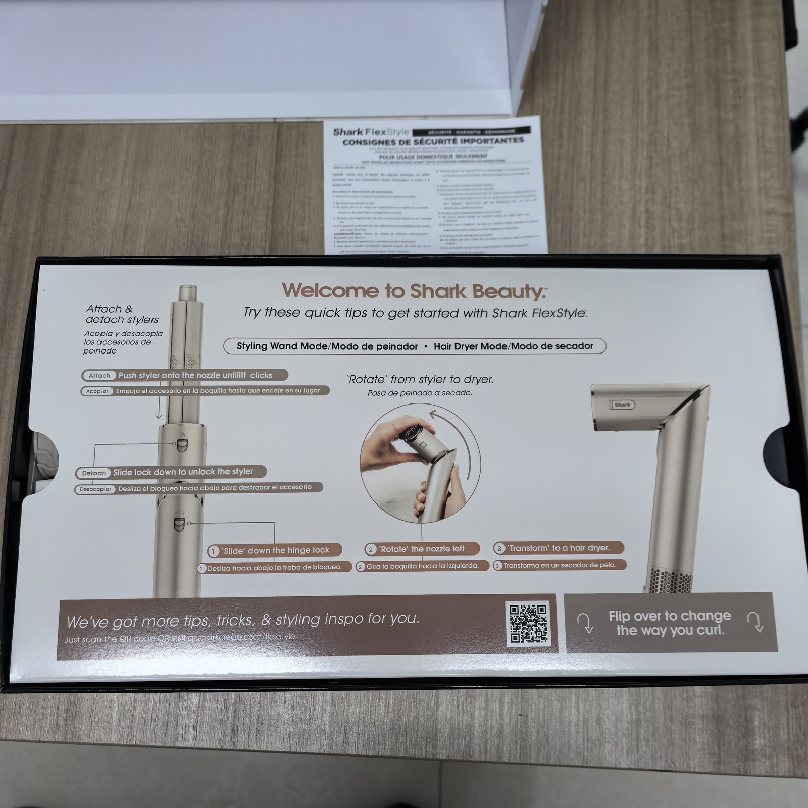 NEW Shark Flex Style Air Drying and Styling System HD430 120V