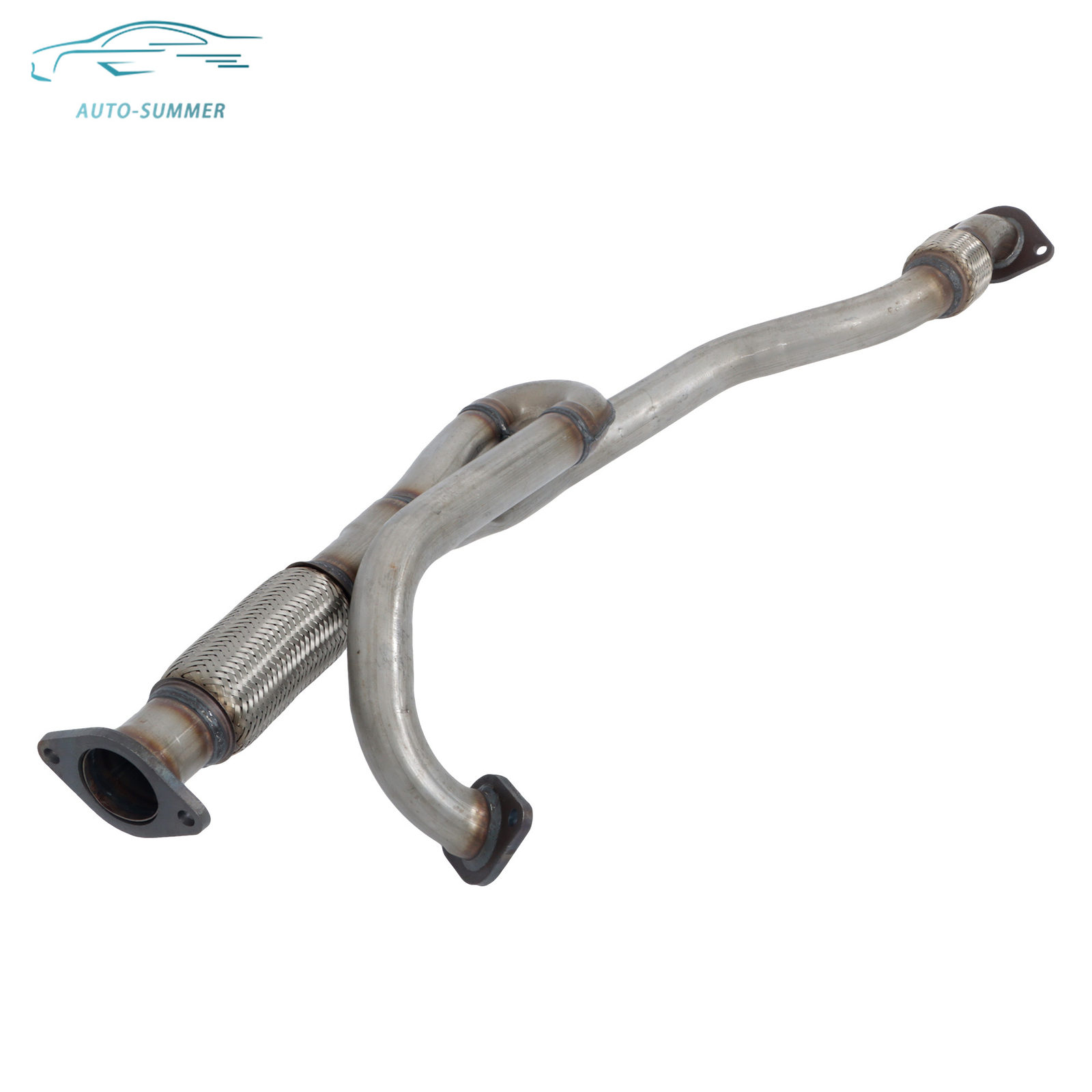 Exhaust Y Flex Pipe For 2009-2017 Buick Enclave Chevy Traverse GMC Acadia 3.6L