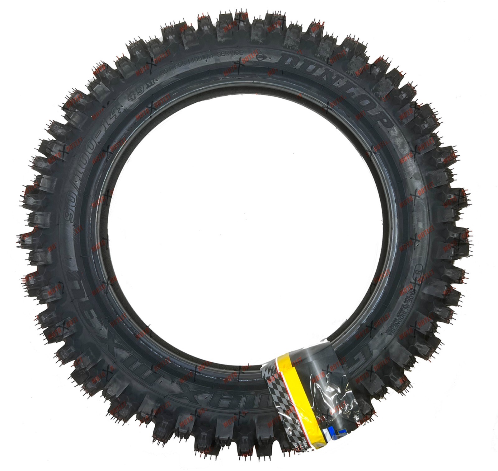 Dunlop 70/100-17 & 90/100-14 Tire Set MX34 YZ85 CR85 85SX KX85 RM85