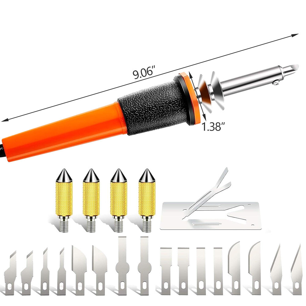 22 Pieces Electric Hot Knife Cutter Tool Kit Include Heat Cutter Multipurpose St