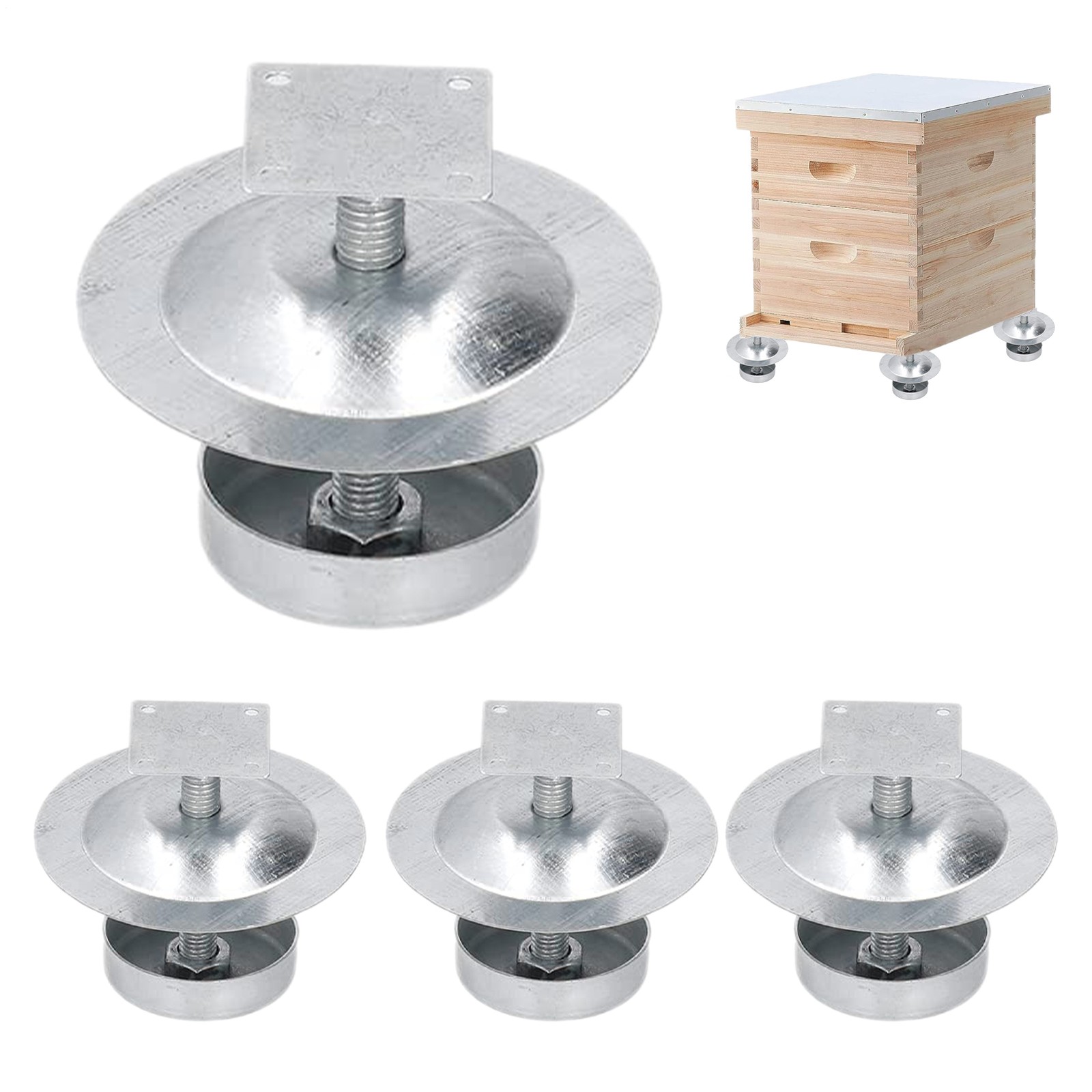 Bee Hive Base Feet Bee Hive Stand Base Ant Prevention Beekeeping Equipment