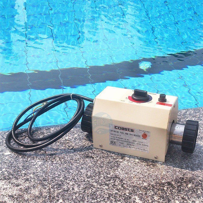 Swimming Pool Heater SPA Electric Water Heater Constant Temperature 220V 3KW New