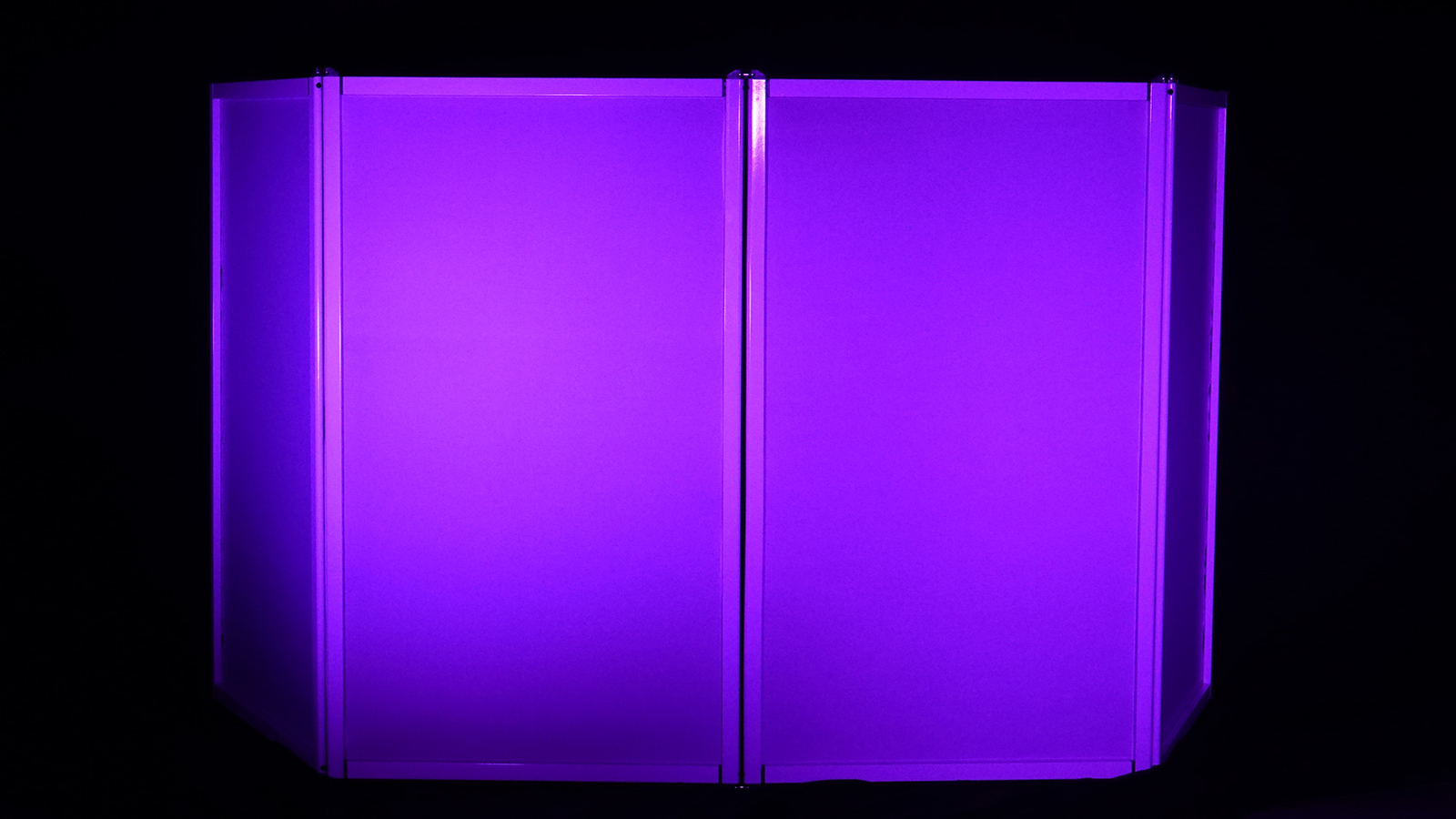 Rockville RFAAW DJ Event Facade Light Weight Metal Frame Booth+Travel Bag+Scrim