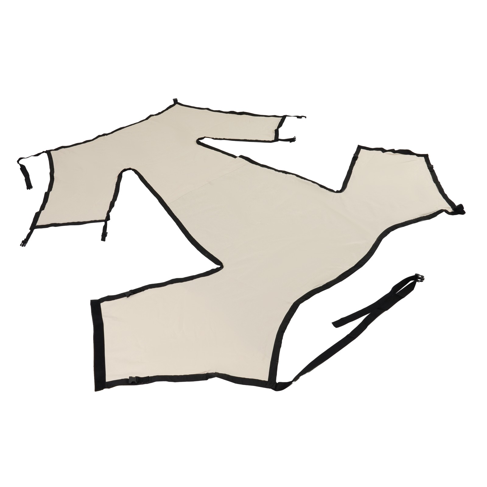 Aircraft Cabin and Windshield Cover White Canvas For Cessna 150 Cessna 152