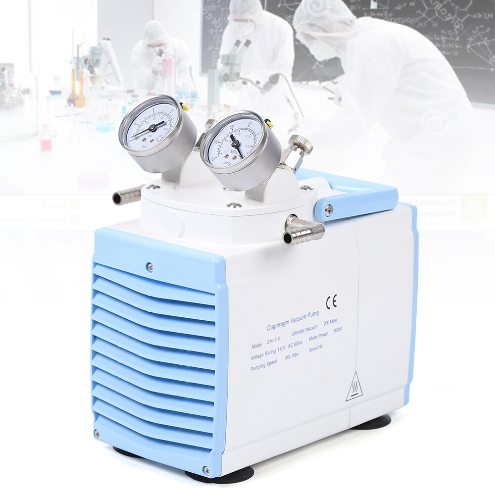 Portable Lab Oil Free Diaphragm Vacuum Pump Lab Vacuum Pump Adjustable 30L/min