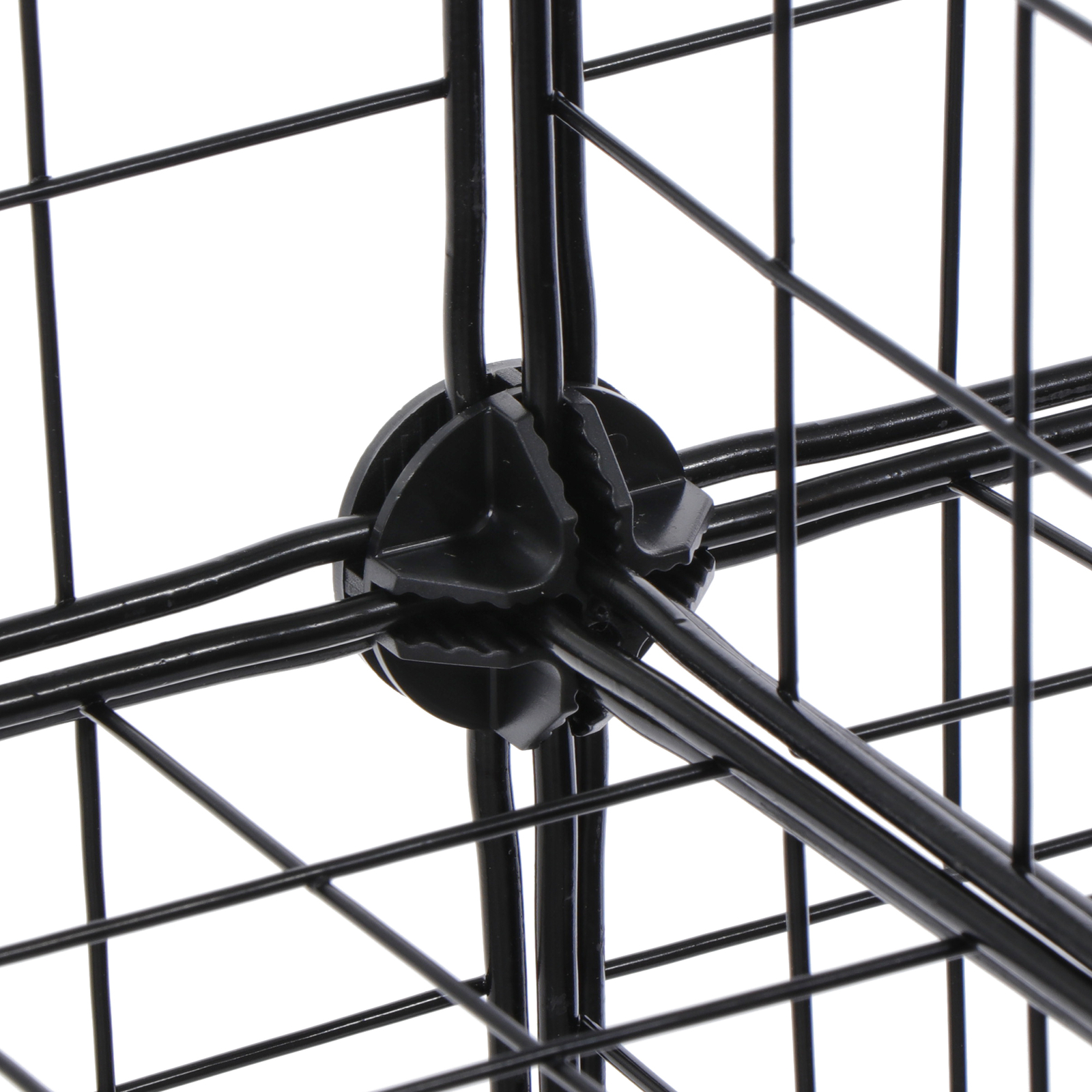 Wire Cube Storage Organizer Shelving 12-Cube Wire Shelves Rack Modular Bookshelf