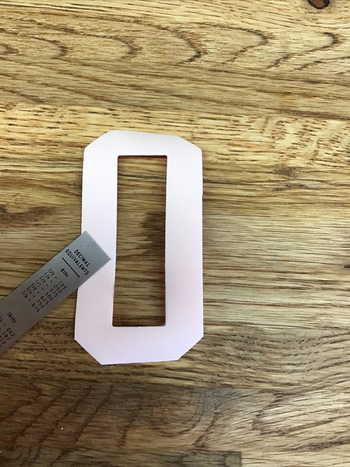 Firefighter / EMT Turnout Coat Reflective Iron-On Letter “O” Orange/Red D-6