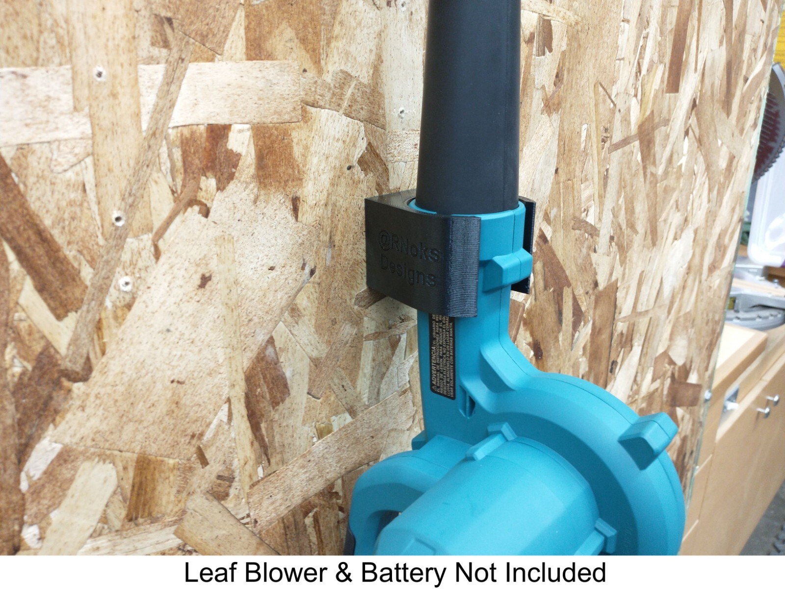 Wall Mount for Makita BU01/BU02/XBU05 Series 12V CXT Leaf Blower, Made in USA