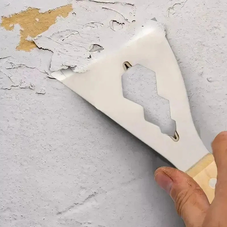 2pcs Stainless Steel Ash Scraper – Thick Multi-Use Cleaning & Cement Shovel Tool