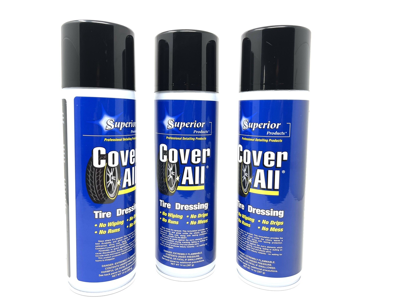 Cover All Professional High Gloss Tire Shine 14oz Pack of 3