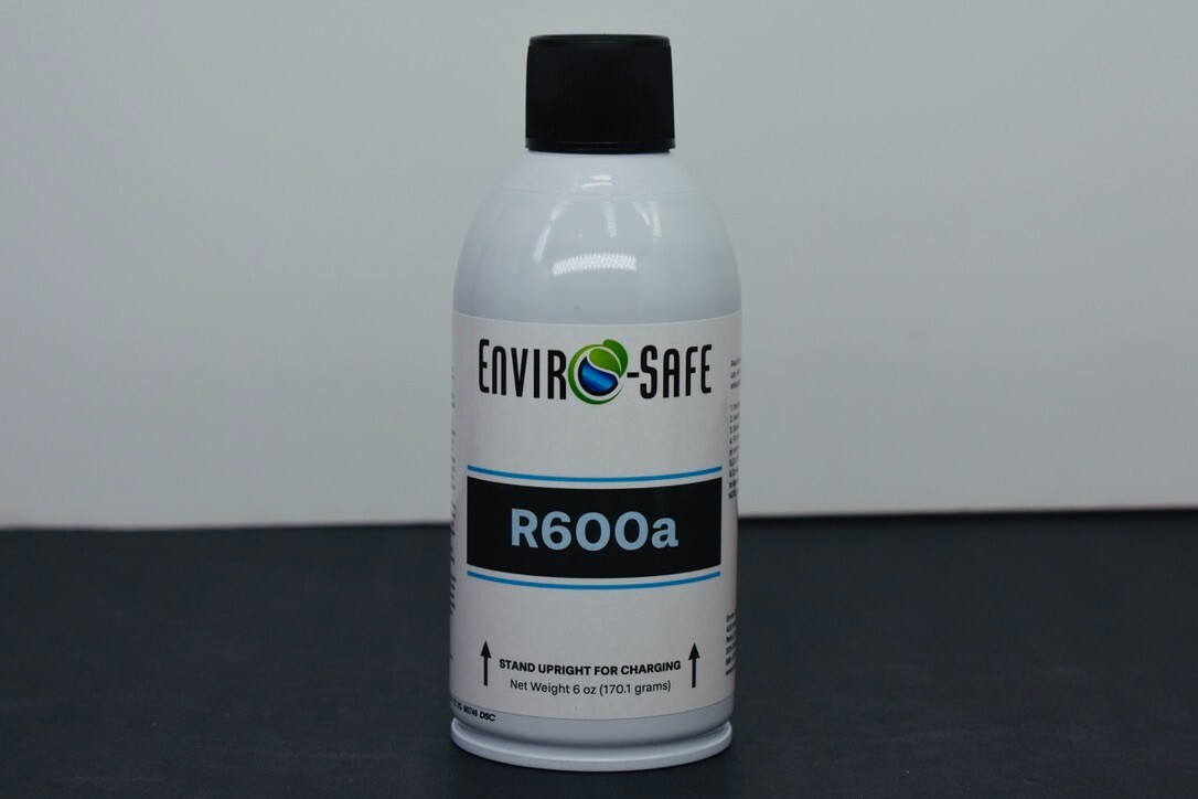 R600a UPRIGHT, Isobutane, Self-Sealing Valve, 1 can