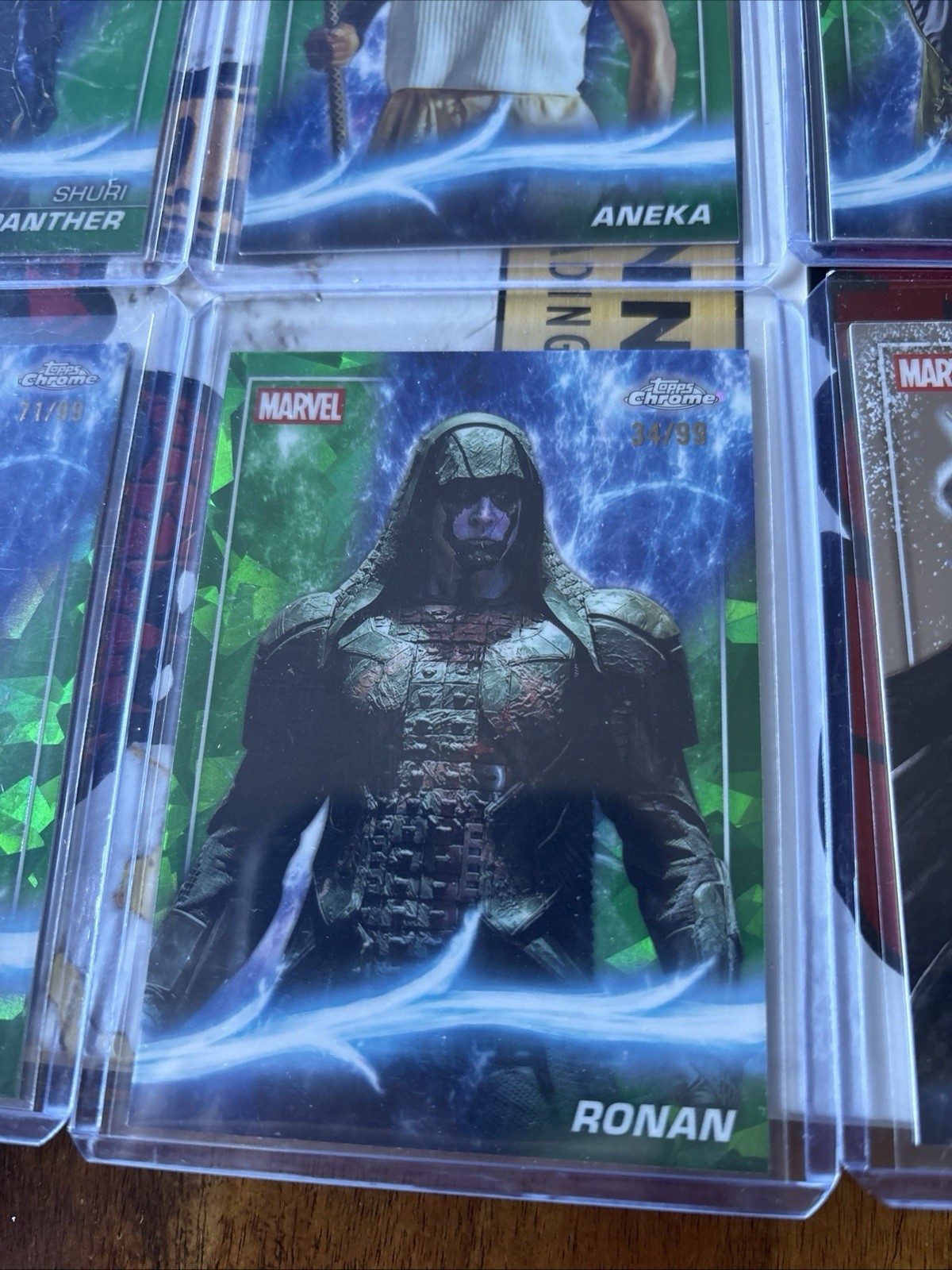 2025 Topps Marvel Chrome/sapphire Numbered Cards Lot