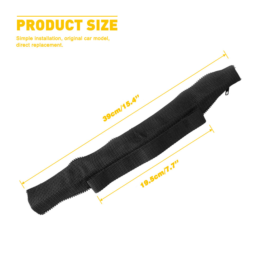 Door Limiting Straps for Jeep JK Wrangler JKU Door Strap with Zipper Black 2Pcs