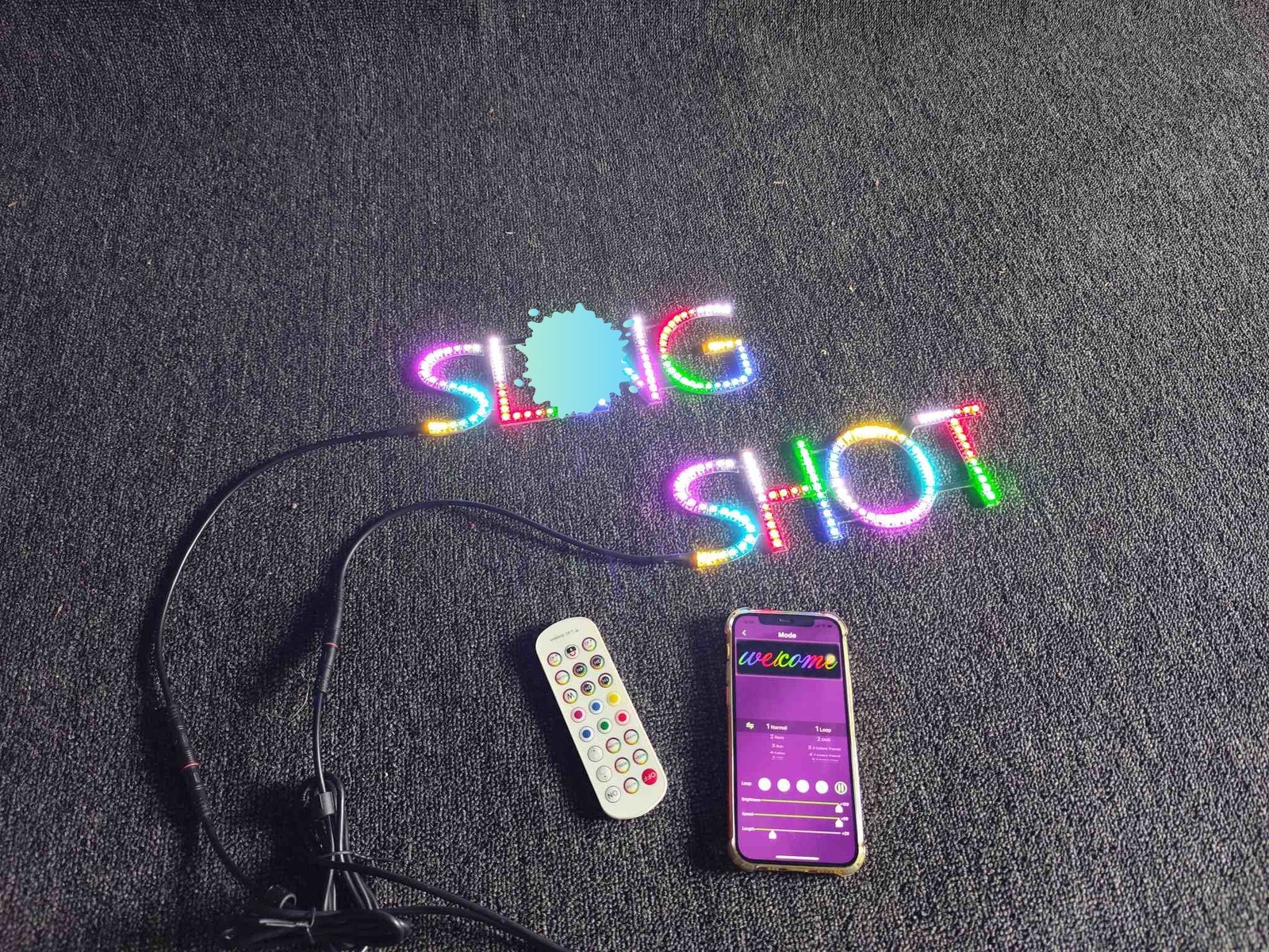 "Slingshot" Rear Letters /Hood Lights CHASING Color LED For polaris Slingshots